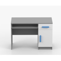 Psací stůl SCOUT - šedý/bílý (více variant)