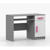 Psací stůl SCOUT - šedý/bílý (více variant)