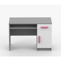 Psací stůl SCOUT - šedý/bílý (více variant)