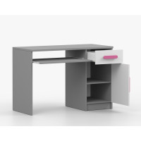 Psací stůl SCOUT - šedý/bílý (více variant)