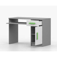 Psací stůl SCOUT - šedý/bílý (více variant)
