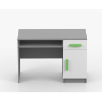 Psací stůl SCOUT - šedý/bílý (více variant)