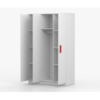 Šatní skříň SCOUT 120 - bílá (více variant)