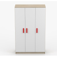 Šatní skříň SCOUT 120 - dub sonoma/bílá (více variant)