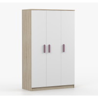 Šatní skříň SCOUT 120 - dub sonoma/bílá (více variant)