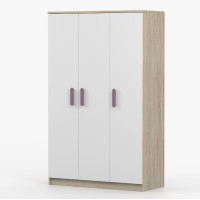 Šatní skříň SCOUT 120 - dub sonoma/bílá (více variant)
