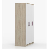 Šatní skříň SCOUT 120 - dub sonoma/bílá (více variant)