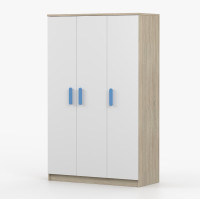 Šatní skříň SCOUT 120 - dub sonoma/bílá (více variant)