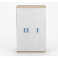 Šatní skříň SCOUT 120 - dub sonoma/bílá (více variant)
