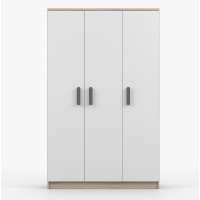 Šatní skříň SCOUT 120 - dub sonoma/bílá (více variant)