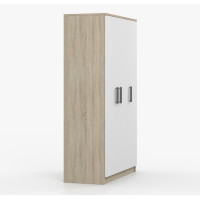 Šatní skříň SCOUT 120 - dub sonoma/bílá (více variant)