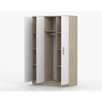 Šatní skříň SCOUT 120 - dub sonoma/bílá (více variant)