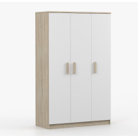 Šatní skříň SCOUT 120 - dub sonoma/bílá (více variant)