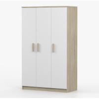 Šatní skříň SCOUT 120 - dub sonoma/bílá (více variant)