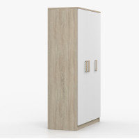 Šatní skříň SCOUT 120 - dub sonoma/bílá (více variant)