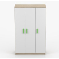 Šatní skříň SCOUT 120 - dub sonoma/bílá (více variant)
