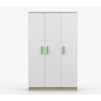 Šatní skříň SCOUT 120 - dub sonoma/bílá (více variant)