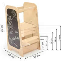 BusyKids Rostoucí učící věž Play 5v1 75 cm
