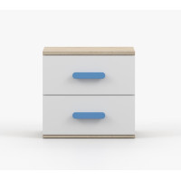 Noční stolek SCOUT - dub sonoma/bílý (více variant)