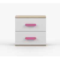 Noční stolek SCOUT - dub sonoma/bílý (více variant)