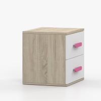 Noční stolek SCOUT - dub sonoma/bílý (více variant)