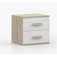 Noční stolek SCOUT - dub sonoma/bílý (více variant)