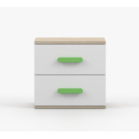 Noční stolek SCOUT - dub sonoma/bílý (více variant)