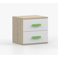 Noční stolek SCOUT - dub sonoma/bílý (více variant)