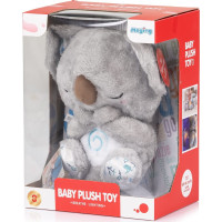 CHIPOLINO Plyšová dýchající hračka s hudbou Koala White,Grey