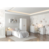 Postel SCOUT II 200x90 cm - bílá