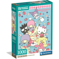 CLEMENTONI Puzzle Hello Kitty a přátelé 1000 dílků