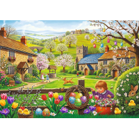 TREFL Puzzle Hledání velikonočních vajíček 1000 dílků