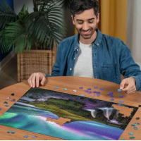 RAVENSBURGER Puzzle Kouzelná noc na Islandu 1000 dílků