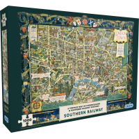 GIBSONS Puzzle Londýn ze Southern Railway 1000 dílků