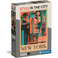 CLEMENTONI Puzzle New York - Ikony města 1000 dílků