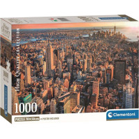 CLEMENTONI Puzzle New York - Pohled na Manhattan 1000 dílků