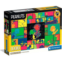 CLEMENTONI Puzzle Peanuts: Barevná koláž 1000 dílků