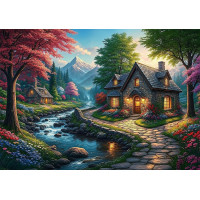 ART PUZZLE Puzzle Rajská ulička 1000 dílků