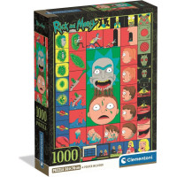 CLEMENTONI Puzzle Rick&Morty: Ikonické momenty 1000 dílků