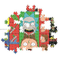 CLEMENTONI Puzzle Rick&Morty: Ikonické momenty 1000 dílků
