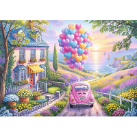 TREFL Puzzle Romantická jízda 1000 dílků