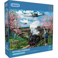 GIBSONS Puzzle Spitfire překvapení 1000 dílků