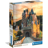 CLEMENTONI Puzzle Zlatá hodina na hradě Eltz 1000 dílků