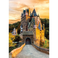 CLEMENTONI Puzzle Zlatá hodina na hradě Eltz 1000 dílků