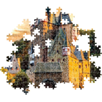 CLEMENTONI Puzzle Zlatá hodina na hradě Eltz 1000 dílků