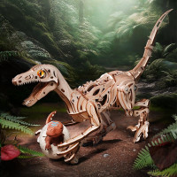 ROBOTIME Rokr 3D dřevěné puzzle Velociraptor 191 dílků