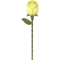 ROBOTIME Rokr Floral Art: 3D puzzle Zelená růže 37 dílků