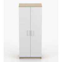 Šatní skříň SCOUT 80 - dub sonoma/bílá (více variant)