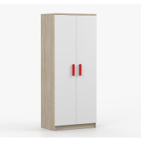 Šatní skříň SCOUT 80 - dub sonoma/bílá (více variant)