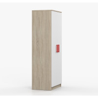 Šatní skříň SCOUT 80 - dub sonoma/bílá (více variant)